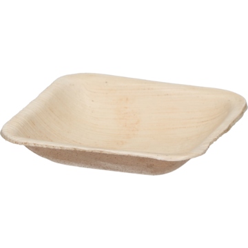 Dyp Palmbladtallerken 9x9cm