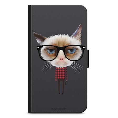 Bjornberry Fodral Samsung Galaxy A40 - Hipster Katt