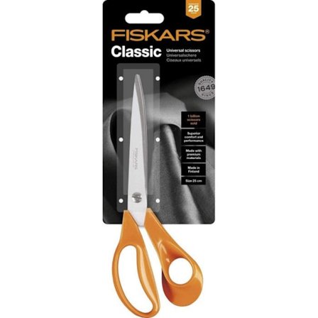 Stora arbetssaxar - FISKARS - 25cm - Högerhänt - Classic orange