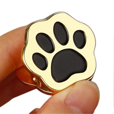 Hundepote Journal Metal Clip, Notesbog Sideholder, Vintage Retro Bronze Potetryk Dekorative Bindemidler til TN Rejsende Kunst Læsetilbehør