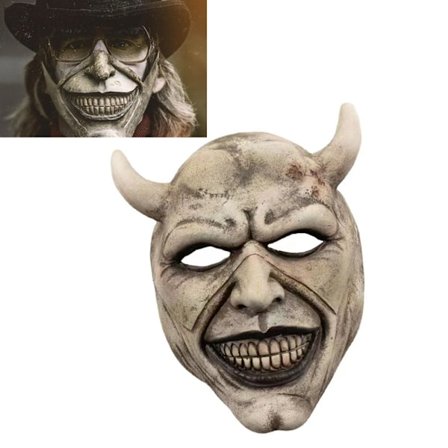 1 stk. Halloween , The Black Phone The Grabber Latex Horror Film Halloween s rade, sort telefon