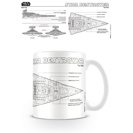 Star Wars - Star Destroyer Sketch - Mugg