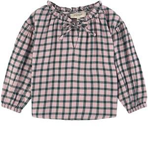 A Monday in Copenhagen Dawn Pink Elisa Checked Blouse 2 Years - Tops - 2 years - Pink
