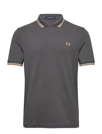 Twin Tipped Fp Shirt Black Fred Perry