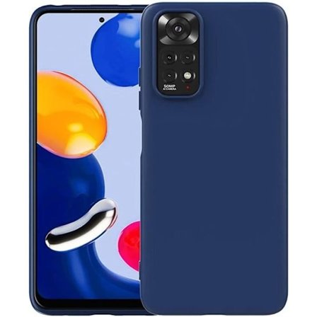 Skyddsfodral - Silikon - Redmi Note 11/11S - Ultrafjärn - Mjuk - Mörkblå