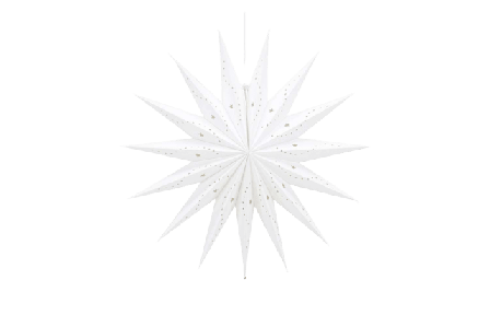 Venture Home Lindvallen Adventsstjärna Julbelysning Unisex Vit 60 cm