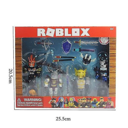 6-9 cm Roblox actionfigurer med rekvisita Tillbehör Barnpussel Pedagogiska leksaker Bygga figursammansättningsspel