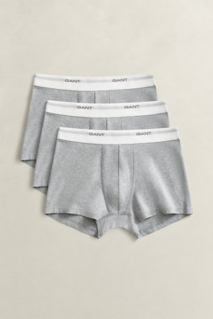 GANT Herren 3er-Pack Boxershorts (M) Hellgrau