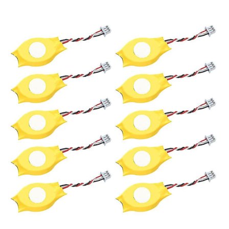 10 st Notebook Bios Cmos Laptop Cr2032 med 3 trådar 3-polig knappbatteri