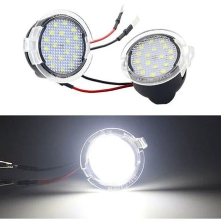 2 st 18 LED-spegellampor för Ford Mondeo S-Max EDGE Explorer F-150, modell: 32