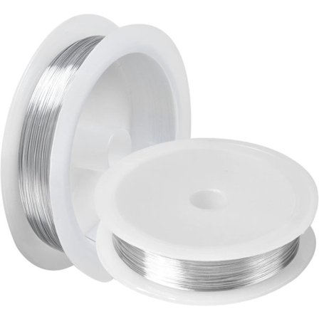 0,3 mm x 60 m Rulle Smyckestråd, Stretch Mässingstråd Metallic C, ZQKLA