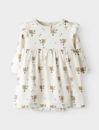 Lil'Atelier Nbflayo Enk Ls Body Dress Lil - Cream - 86