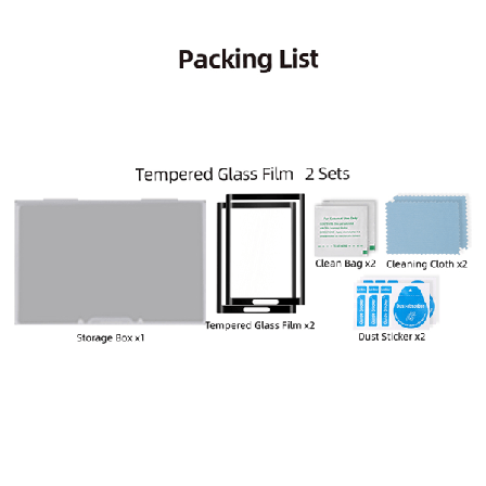 1/2 Set 3d Böjd Härdat Glasfilm Hd-kamera Mjuk Film För