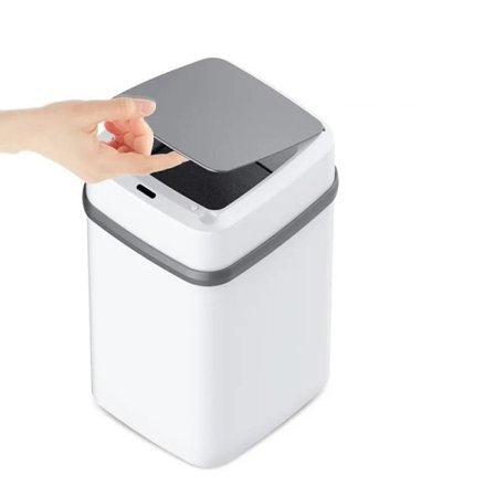 Kök sopor kärl 13L badrum Touch soptunna i toaletten smart sopor hink avfallskärl