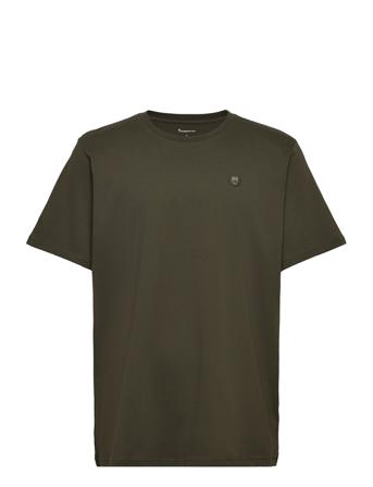 Badge T-Shirt - Gots/Vegan T-shirt Grøn Knowledge Cotton Apparel