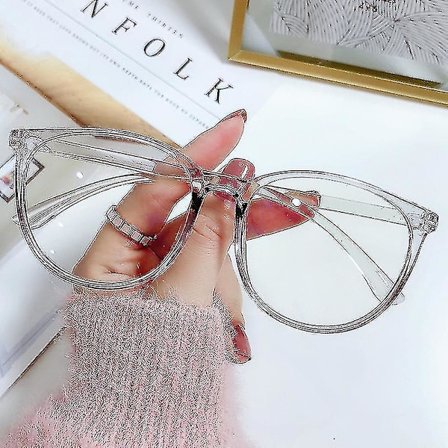 Värin vaihtavat sinivalolasit PC Retro Silmälasit Muoti Täyskehyslasit Naisille Miehille Anti