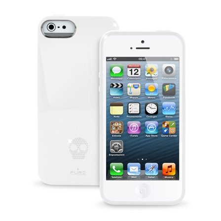 Puro Apple iPhone 5/5S/SE Skull case - Vit