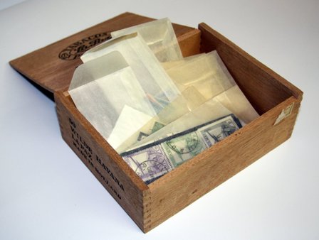 Hele verden - Lille samling i trækasse