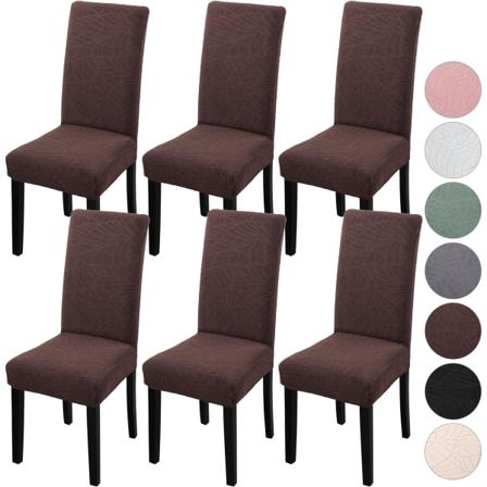 4-pack julstolsöverdrag, stretch, avtagbar tvättbar matsal