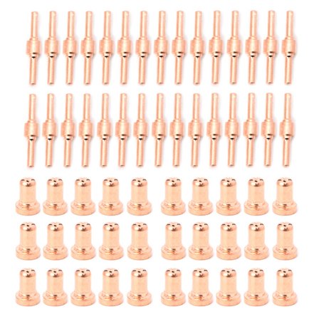 60 STK forlænget lang plasmaskærerspids elektroder og dyser sæt svejsedyse