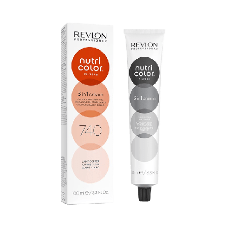 Revlon Professional Nutri Color Filters 740 Light Copper Hårfärg Unisex 100 ML