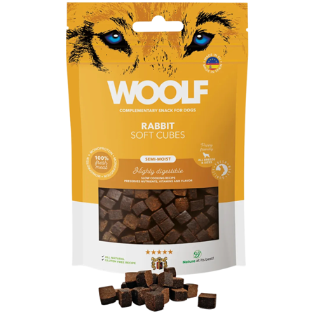 Woolf Soft Cubes - Rabbit (Monoprotein)