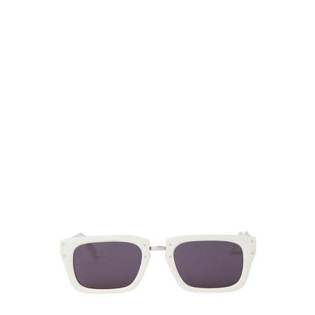 Jacquemus SunBril , Wit , Dames , Maat: ONE Size Zonnebrillen