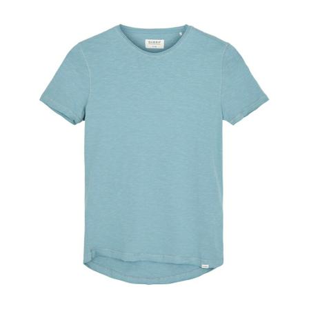 Gabba, T-Shirt Konrad Straight Slub Tee Blauw, Heren, Maat:M