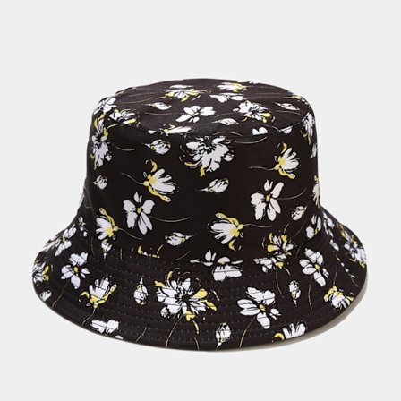 Unisex 100% Bomull Packable Bucket Hat Solhatt Enfärgade Färger