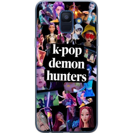 Kompatibelt Mobildeksel til Samsung Galaxy A6 (2018) KPop Demon Hunters glow edition samleobjekt