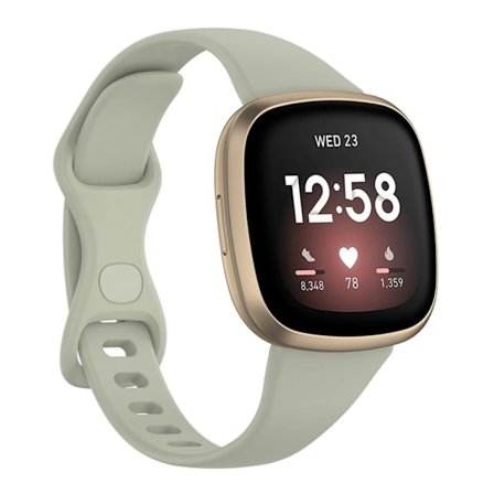 Justerbart Fitbit Versa 3 etc. band - Stengrått