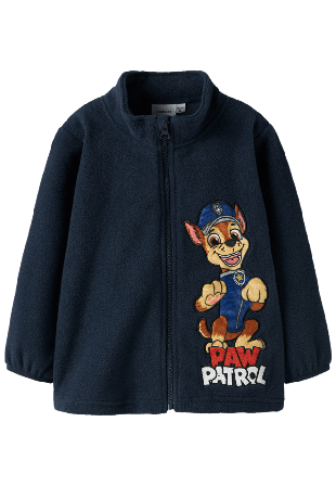 Name It NMMJINGS PAW FLEECE W ZIP Ytterplagg Herr Blå 98