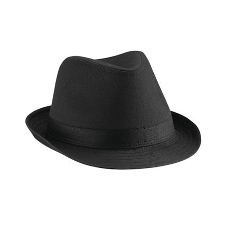 Beechfield Unisex Vuxen Fedora S-M Svart