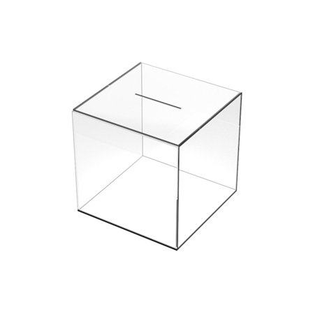 Transparent, Non-Openable Acrylic Piggy Bank, Coin Shaped Money Bank Suitable for Adults and Children