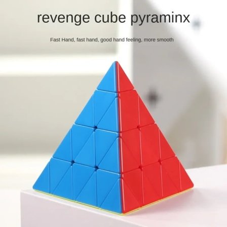 Speed Cube Pussel Fjärde Nivåns Pyramid Rubix Kub Fidget Leksaker Magisk Professionell Speed Twist Smidig Nybörjarleksak Cubo