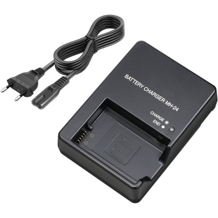 MH-24 Batterilader for EN-EL14 EN-EL14A Batterier Kompatibel med Nikon D3100-D3500, D5100-D5600, P7000-P7800 SLR Kameraer