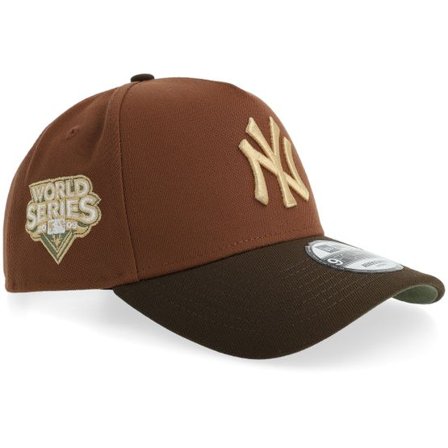 New Era - MLB Brun adjustable Keps - Hatstore Exclusive x New York Yankees 9FORTY 09 Tiramisu/Walnut A-frame Adjustable @ Hatstore