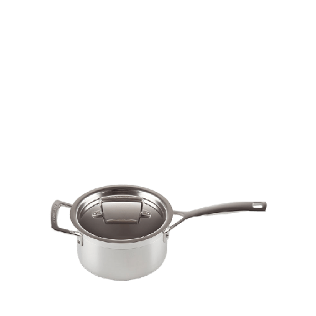 Le Creuset Kastrull 3-Ply Rostfritt Stål 1,9L Kastruller Silver 16 cm /