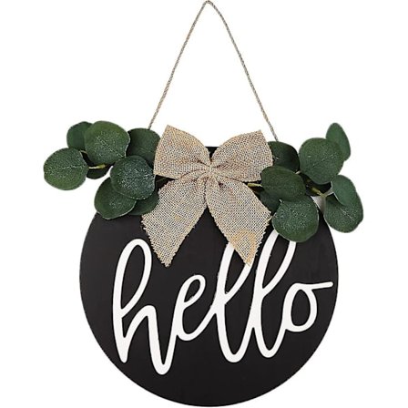 Velkommen Dørskilt For Dør Dekoration Hængende Skilt Rustik Træ Hængende Skilt Udendørs