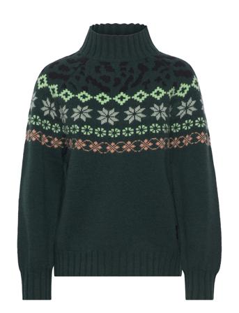 Ingrid Knit Sport Women Sport Clothing Sport Sweatshirts & Hoodies Sport Knitwear Green Kari Traa