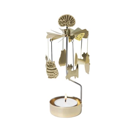 Änglaspel Lisa Larson Cats – Guld | Pluto Design