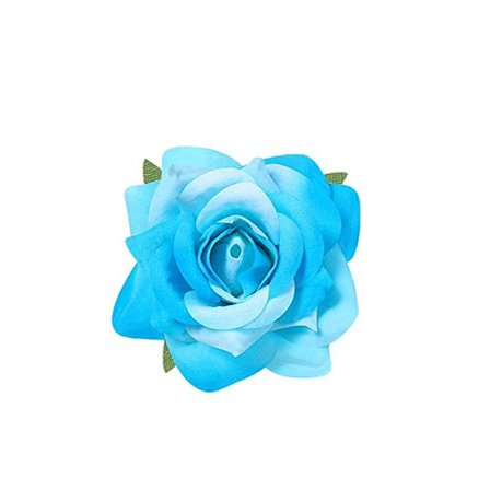 Rose Hair Clip Flower Hårnål LAKE BLUE