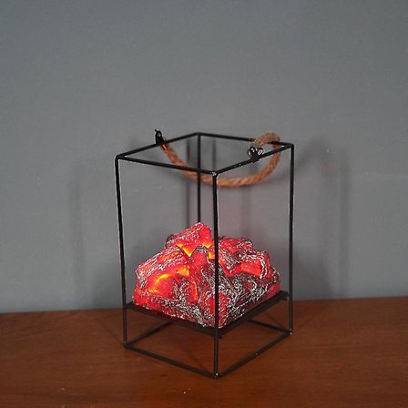 Xmas Rat Imitat Charcoal Flame Lamp Led