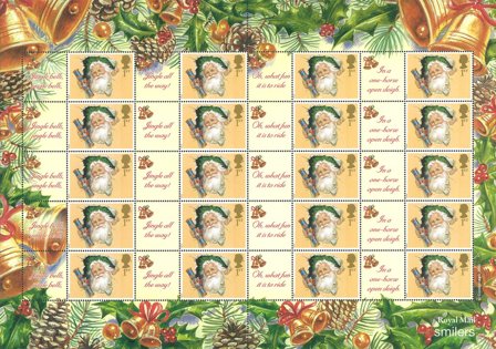 England - Juleark 2002 - Flot smilers ark med julemanden