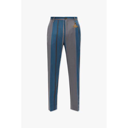 Vivienne Westwood Pleat-front Broek , Grijs , Heren , Maat: L