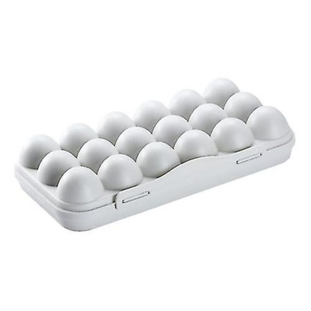 Stable Stakbar Æg Opbevaringsskuffe Grå 18 Æg (grå) (1 stk)