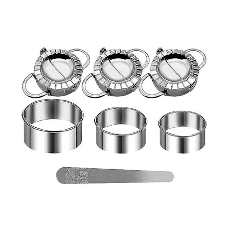 Ravioli Former, Rustfritt Stål Dumpling Ravioli Former Sett, Ravioli Kake, Dumpling Maker, For M