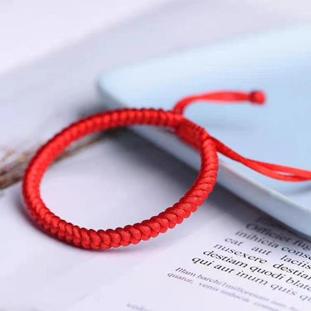 Punainen lanka Kabbalah rannekoru, amuletti, suoja pahalta silmältä, hyvä