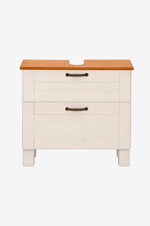 Loft24 - Handfatskåp Alby 2 Dörrar - Vit - Skåp - Från Homeroom