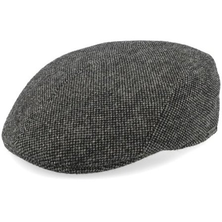 Wigéns - Grå flatcap Keps - Ivy Modern Cap Dark Grey Flat Cap @ Hatstore